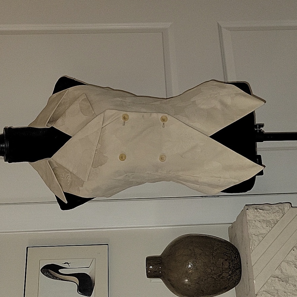 Anne Klien| 🔥Vintage Ivory/Cream Blazer Vest Size 6/M